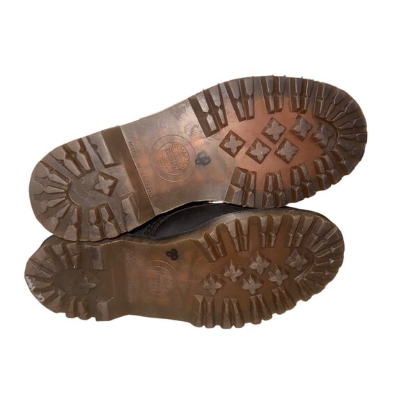 Vintage Dr. Martens 939 Black Leather Lace-Up Boots Goth Grunge Womens Size 6 - Picture 9 of 12